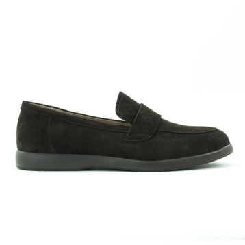 Женские Туфлі лофери Натуральна замша VILANSI * V9005 BROWN