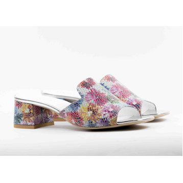 Женские Шлёпанцы Натур. Кожа STEPTER * 6490 ЦВЕТНЫЕ