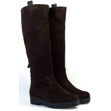 Женские Сапоги Замша STEPTER * 6265 Коричневые