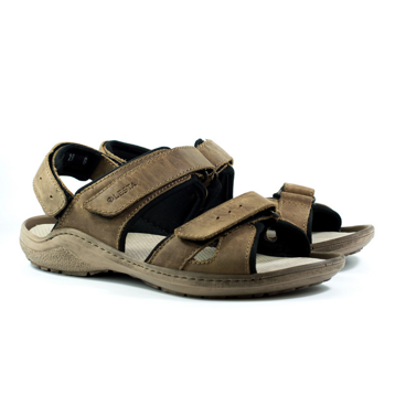 Мужские Босоножки Нубук LESTA * 1190-2-2696