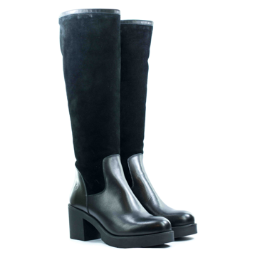 Женские Сапоги Замша/Кожа NESSI * 17266-141