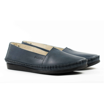 Женские Слипоны Натур. Шкіра LESTA * 4121-1-30A4