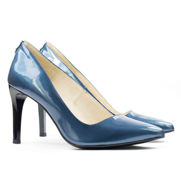 Женские Туфли лодочки Натуральный Лак STEPTER * 5630 Голубые